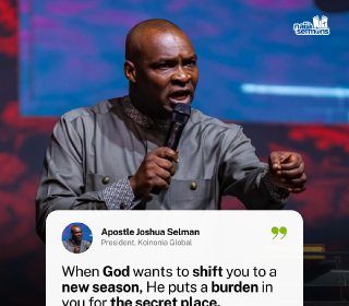 QUOTE OF THE DAY BY APOSTLE JOSHUA SELMAN 13