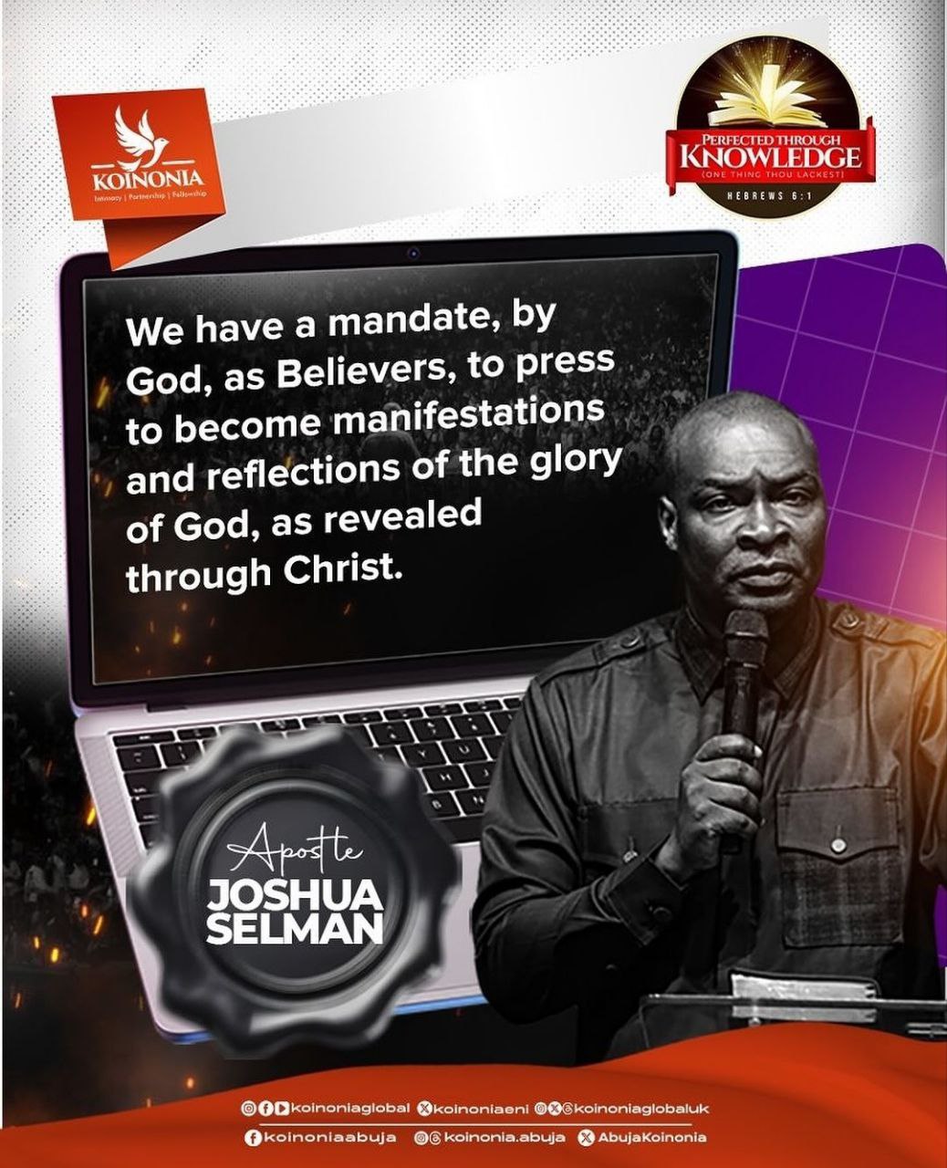 DOWNLOAD MP3: PERFECTED THROUGH KNOWLEDGE (ONE THING THOU LACKEST) BY Apostle Joshua Selman (SEPTEMBER 22, 2024) 1