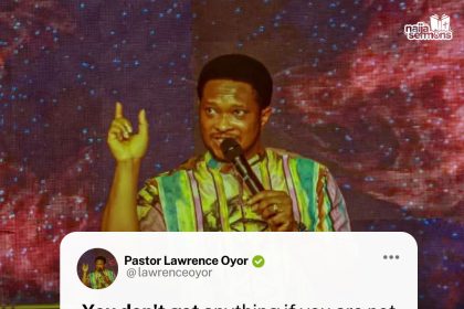 QUOTE OF THE DAY BY PASTOR LAWRENCE OYOR 19