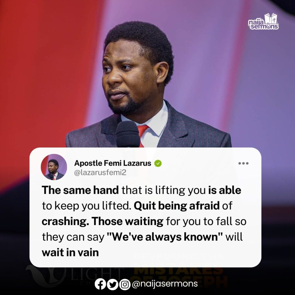 QUOTE OF THE DAY BY APOSTLE FEMI LAZARUS 2