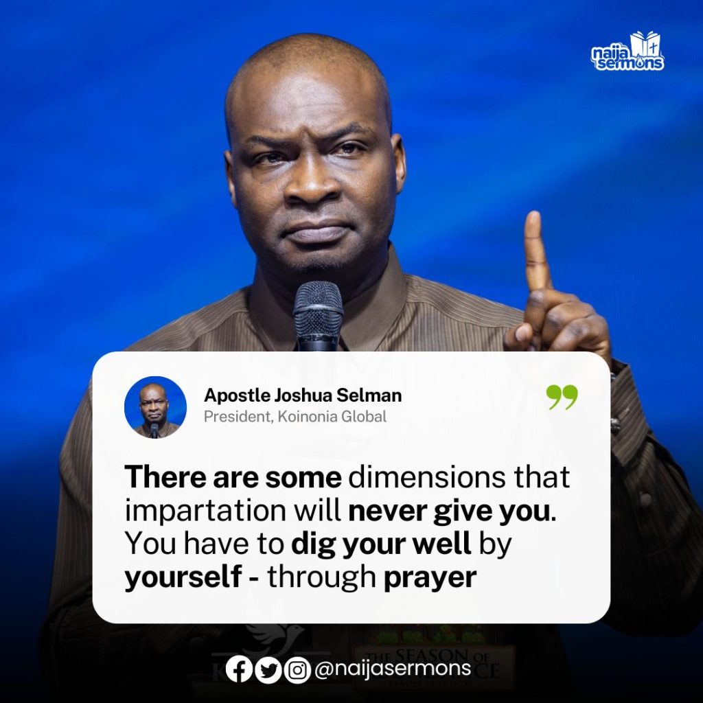 QUOTE OF THE DAY BY APOSTLE JOSHUA SELMAN 2