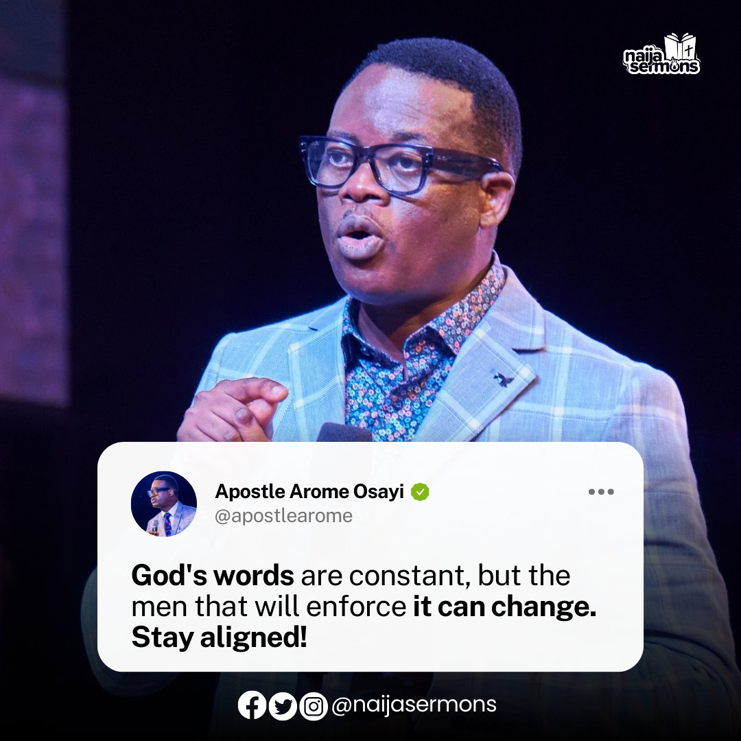 QUOTE OF THE DAY BY APOSTLE AROME OSAYI 1