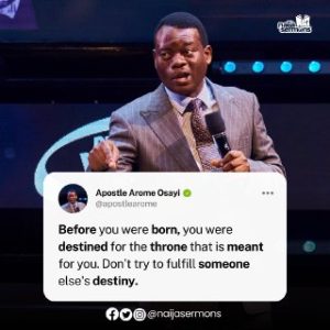 QUOTE OF THE DAY BY APOSTLE AROME OSAYI 2