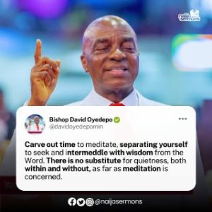 QUOTE OF THE DAY BY BISHOP DAVID OYEDEPO  1