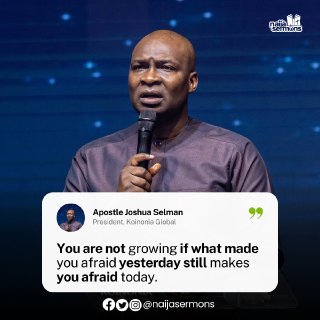 QUOTE OF THE DAY BY APOSTLE JOSHUA SELMAN 1