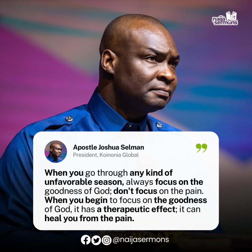 QUOTE OF THE DAY BY APOSTLE JOSHUA SELMAN 2