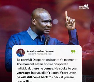 QUOTE OF THE DAY BY APOSTLE JOSHUA SELMAN 42