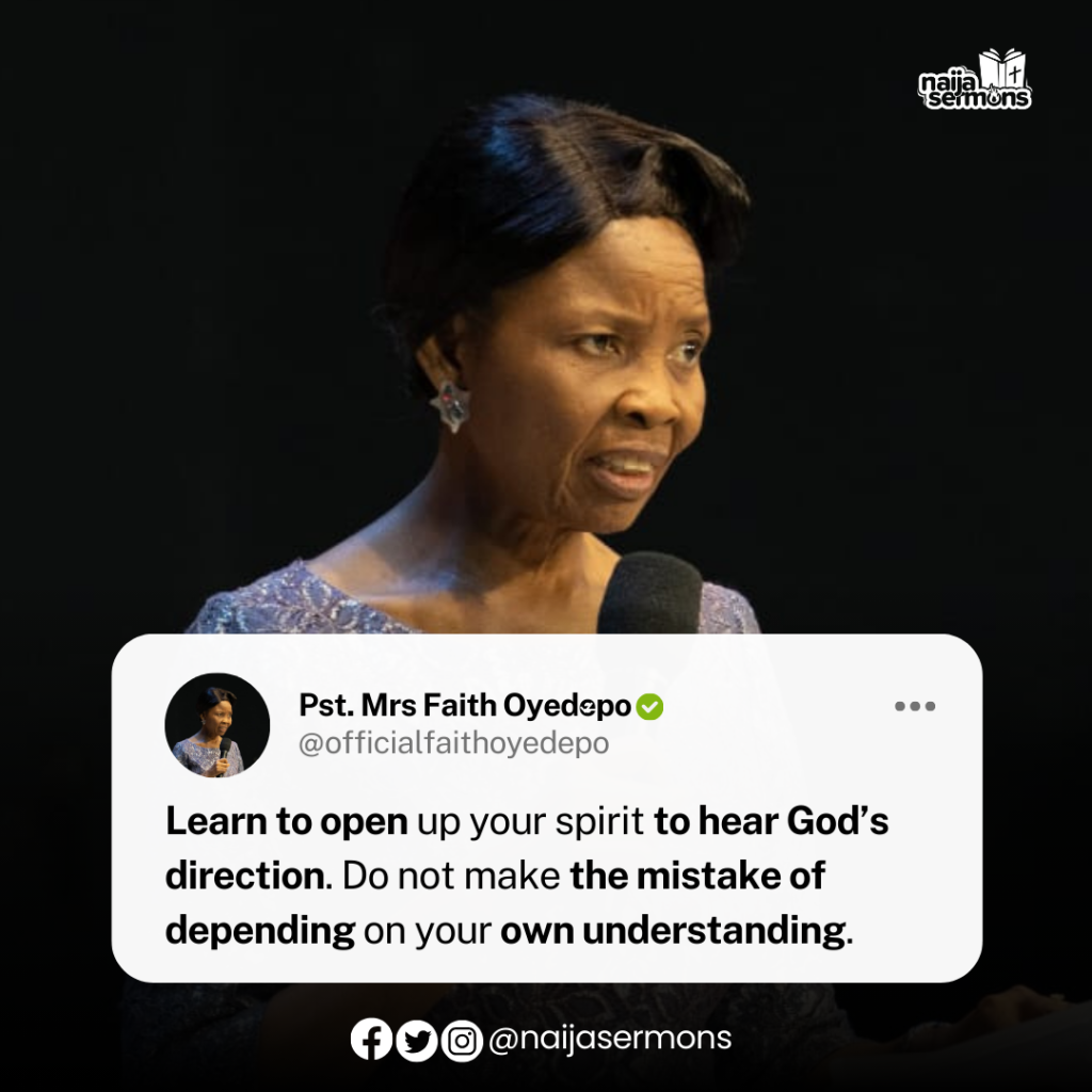 QUOTE OF THE DAY BY PST MRS FAITH OYEDEPO 2