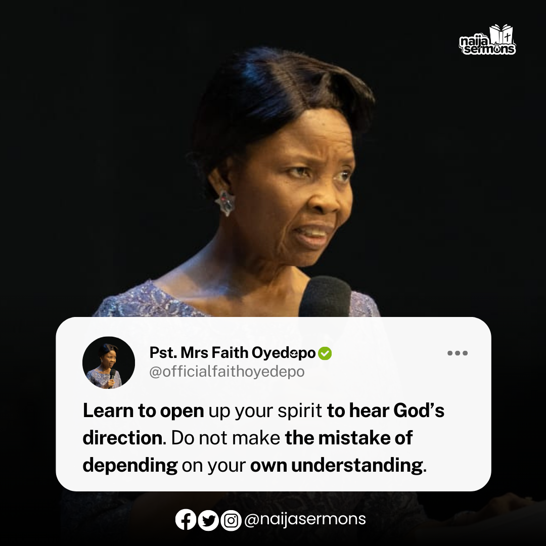 QUOTE OF THE DAY BY PST MRS FAITH OYEDEPO 1