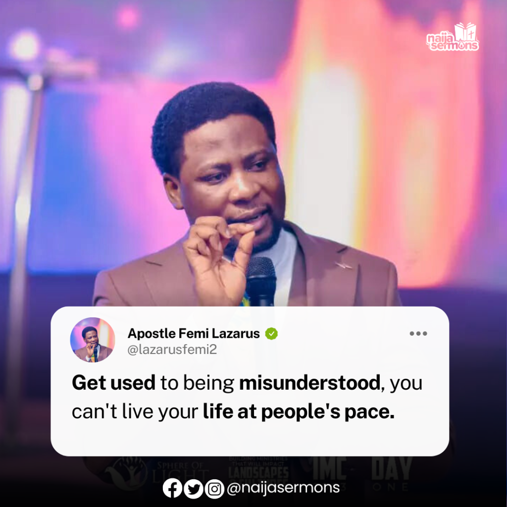 QUOTE OF THE DAY BY APOSTLE FEMI LAZARUS 2