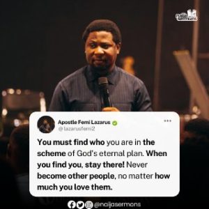 QUOTE OF THE DAY BY APOSTLE FEMI LAZARUS 2