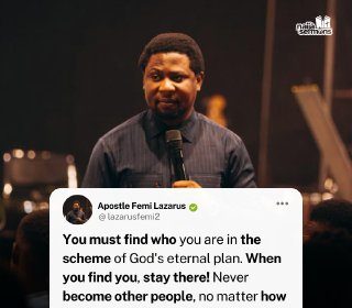 QUOTE OF THE DAY BY APOSTLE FEMI LAZARUS 13