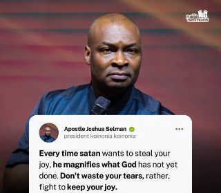 QUOTE OF THE DAY BY APOSTLE JOSHUA SELMAN 10