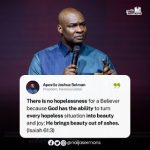 QUOTE OF THE DAY BY APOSTLE JOSHUA SELMAN 5