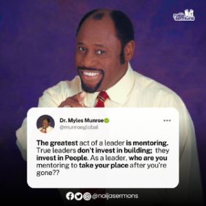 QUOTE OF THE DAY BY DR. MYLES MUNROE 2