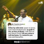 QUOTE OF THE DAY BY MIN. THEOPHILUS SUNDAY 7