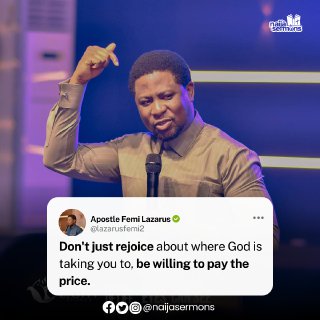 QUOTE OF THE DAY BY APOSTLE FEMI LAZARUS 6