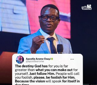 QUOTE OF THE DAY BY APOSTLE AROME OSAYI 15