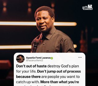 QUOTE OF THE DAY BY APOSTLE FEMI LAZARUS 19