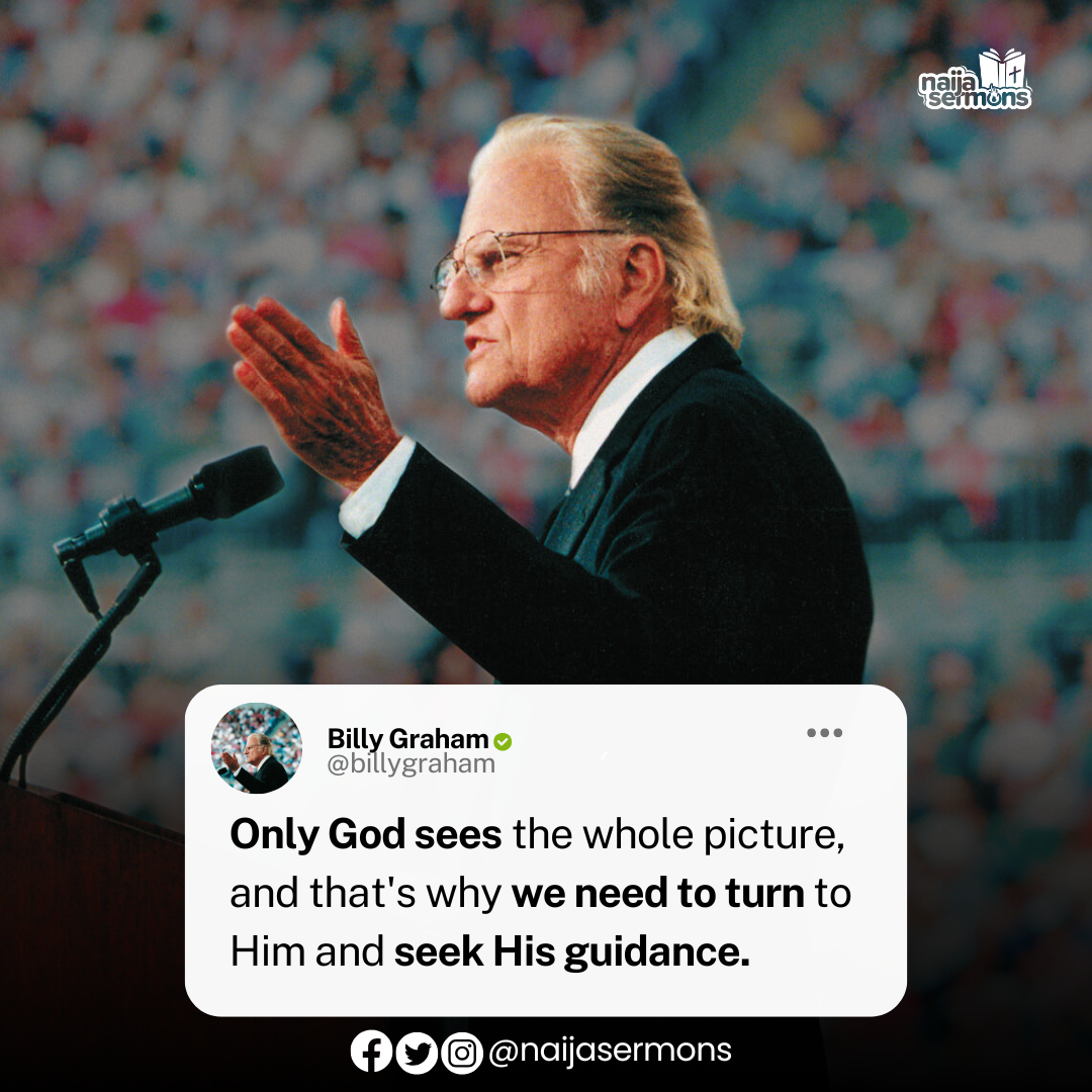 QUOTE OF THE DAY BY BILLY GRAHAM 1