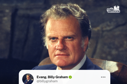 QUOTE OF THE DAY BY EVANG. BILLY GRAHAM 21