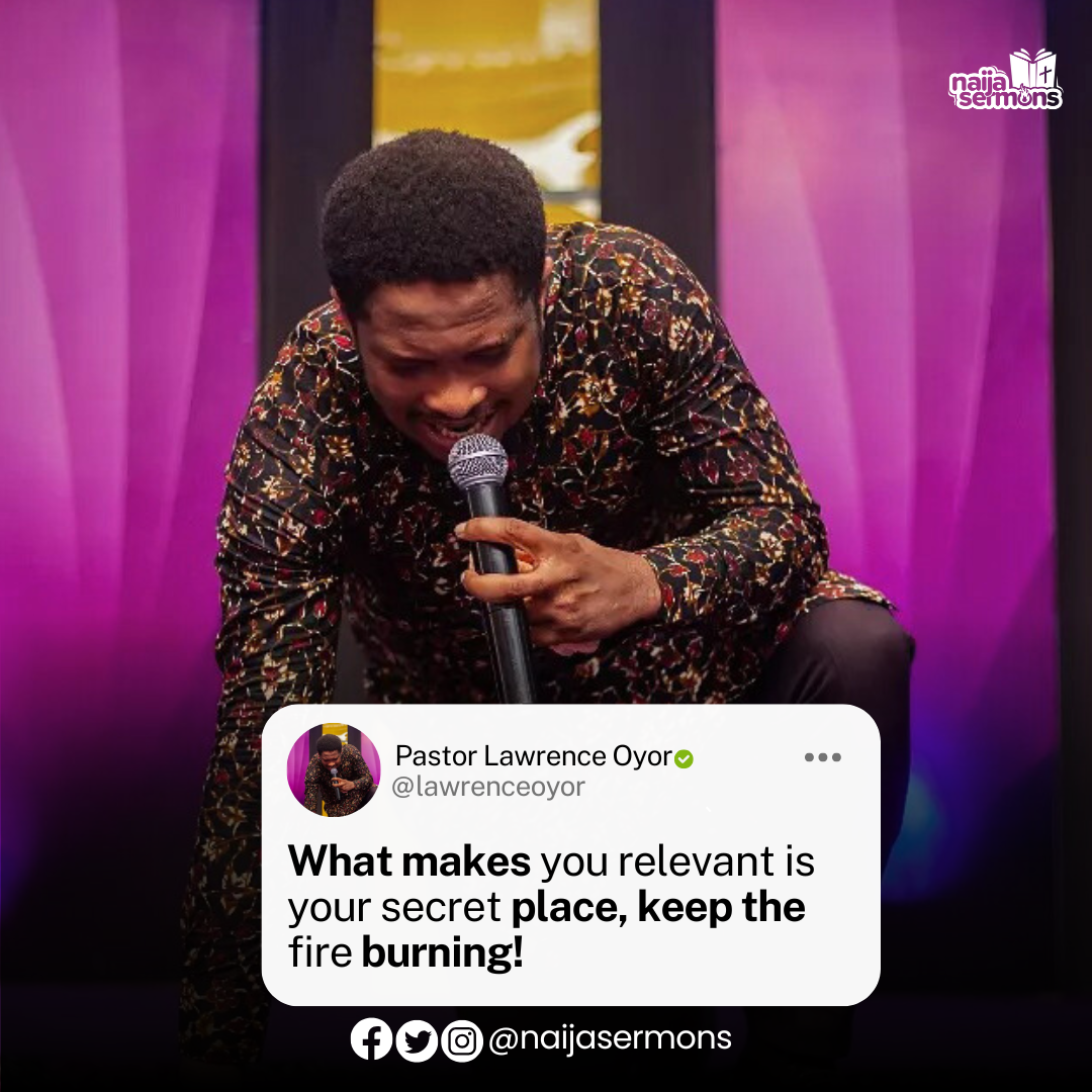 QUOTE OF THE DAY BY PASTOR LAWRENCE OYOR 1