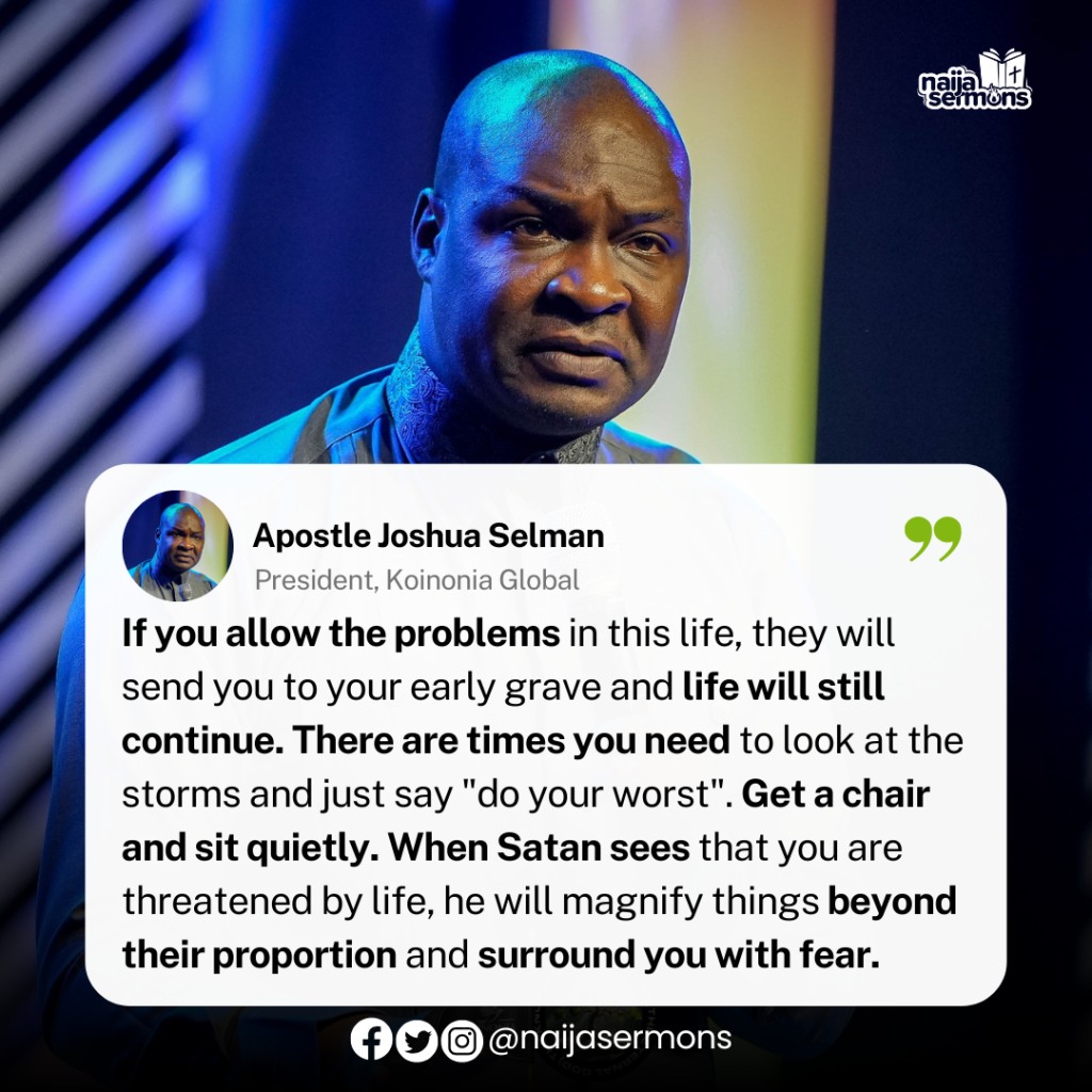 QUOTE OF THE DAY BY APOSTLE JOSHUA SELMAN 2