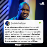 QUOTE OF THE DAY BY APOSTLE JOSHUA SELMAN 9