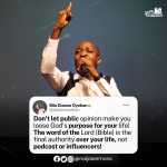 QUOTE OF THE DAY BY MIN. DUNSIN OYEKAN 7