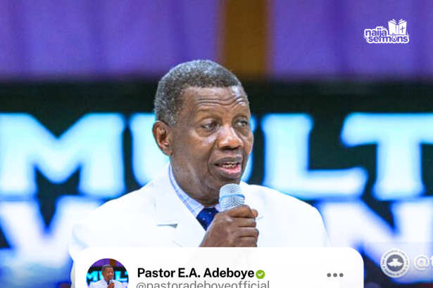 QUOTE OF THE DAY BY PASTOR E.A ADEBOYE 7