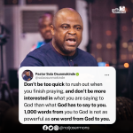 QUOTE OF THE DAY BY PASTOR SOLA OSUNMAKINDE 7