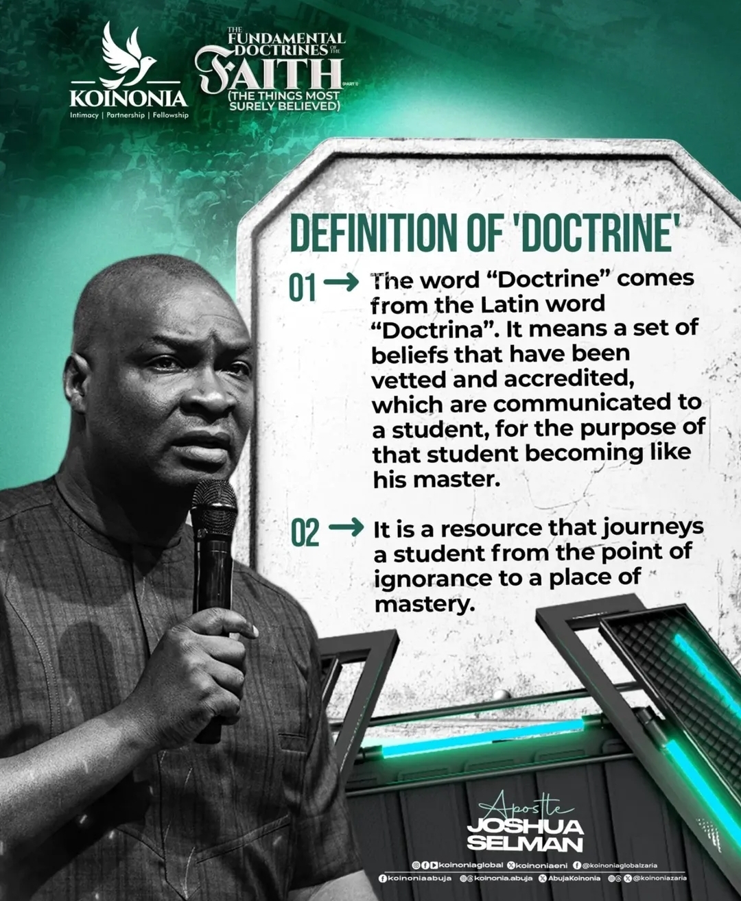 DOWNLOAD MP3: The Fundamental Doctrines Of The Faith Part 1 BY Apostle Joshua Selman FEBRUARY 9, 2025 1