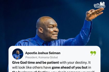 QUOTE OF THE DAY BY APOSTLE JOSHUA SELMAN 4