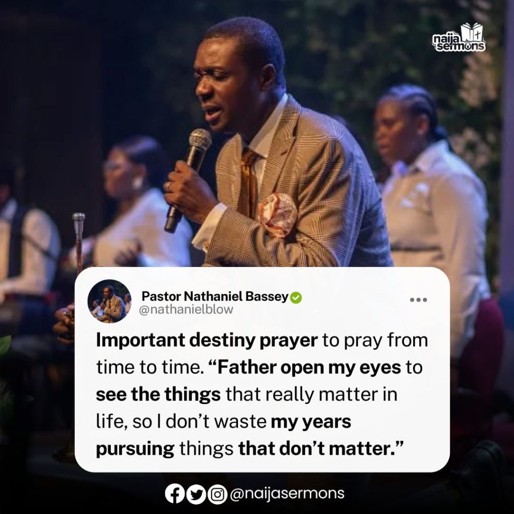 QUOTE OF THE DAY BY PASTOR NATHANIEL BASSEY 2