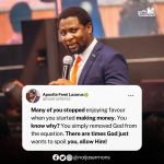 QUOTE OF THE DAY BY APOSTLE FEMI LAZARUS 2