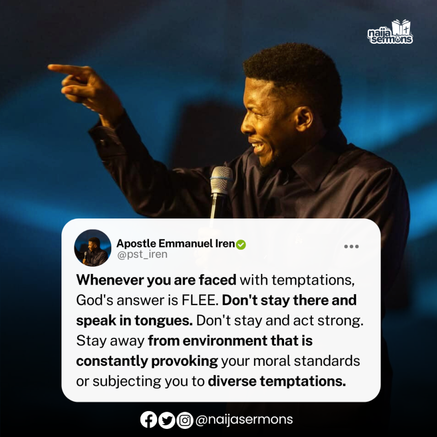 QUOTE OF THE DAY BY APOSTLE EMMANUEL IREN 1