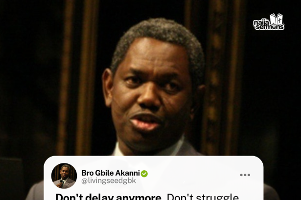 QUOTE OF THE DAY BY BRO. GBILE AKANNI 7
