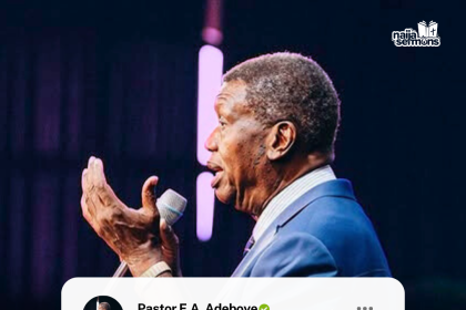 QUOTE OF THE DAY BY PASTOR E.A ADEBOYE 16