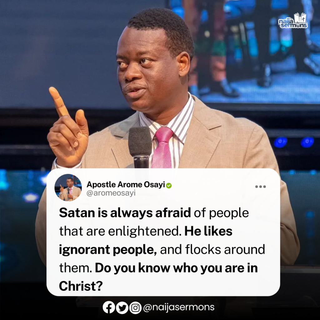 QUOTE OF THE DAY BY APOSTLE AROME OSAYI 2