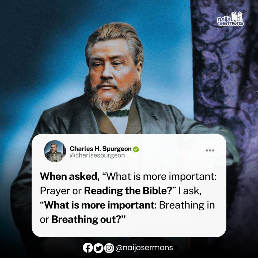 QUOTE OF THE DAY BY CHARLES H. SPURGEON 1