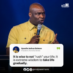 QUOTE OF THE DAY BY APOSTLE JOSHUA SELMAN 5