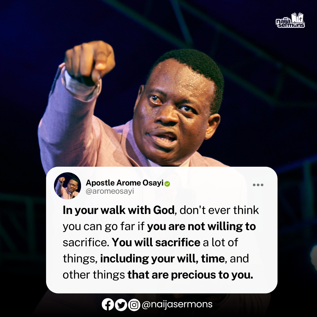 QUOTE OF THE DAY BY APOSTLE AROME OSAYI 1