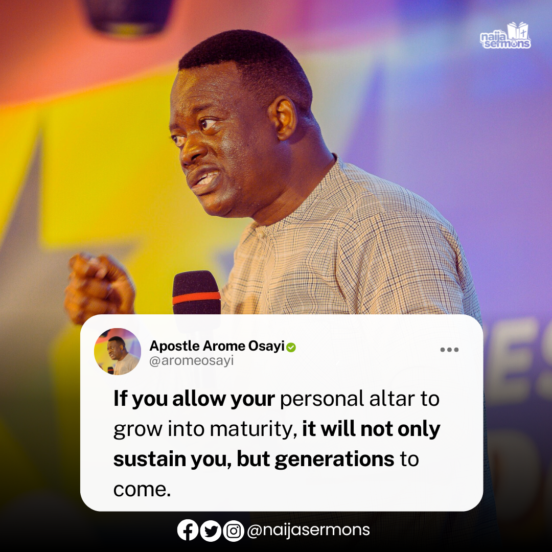 QUOTE OF THE DAY BY APOSTLE AROME OSAYI 1