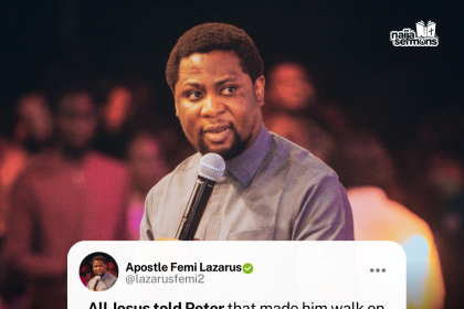 QUOTE OF THE DAY BY APOSTLE FEMI LAZARUS 21