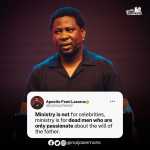 QUOTE OF THE DAY BY APOSTLE FEMI LAZARUS 7