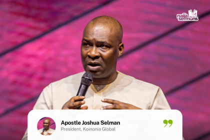QUOTE OF THE DAY BY APOSTLE JOSHUA SELMAN 2