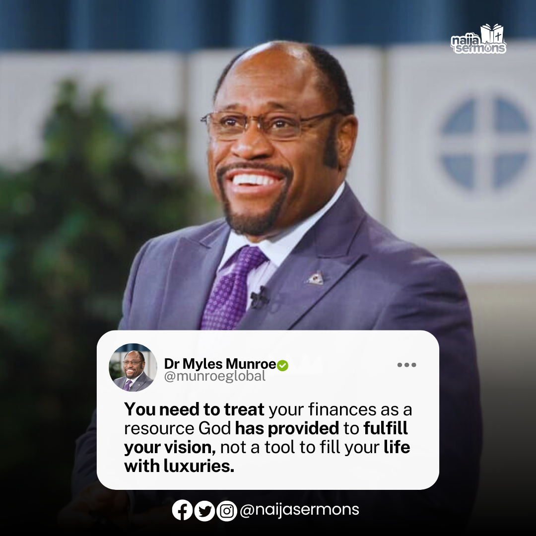 QUOTE OF THE DAY BY DR MYLES MUNROE 1