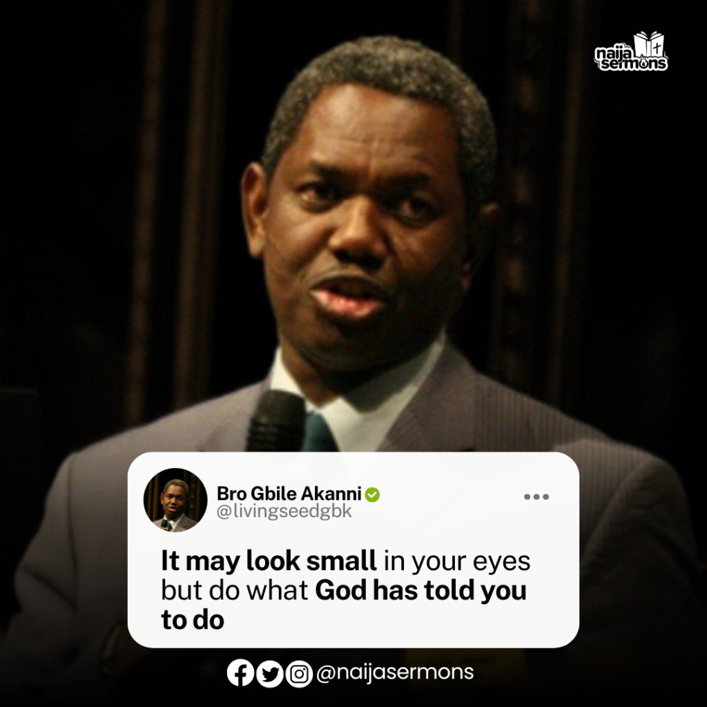 QUOTE OF THE DAY BY BRO. GBILE AKANNI 2
