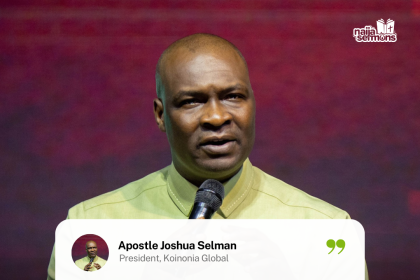 QUOTE OF THE DAY BY APOSTLE JOSHUA SELMAN 11