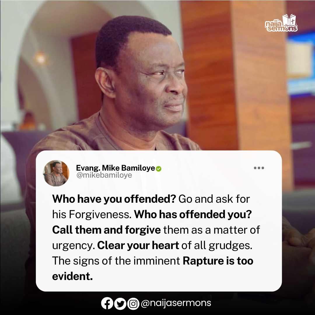QUOTE OF THE DAY BY EVANG. MIKE BAMILOYE 1